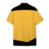 Star Trek The Next Generation Yellow Uniform Custom Hawaii Shirt Jytnq