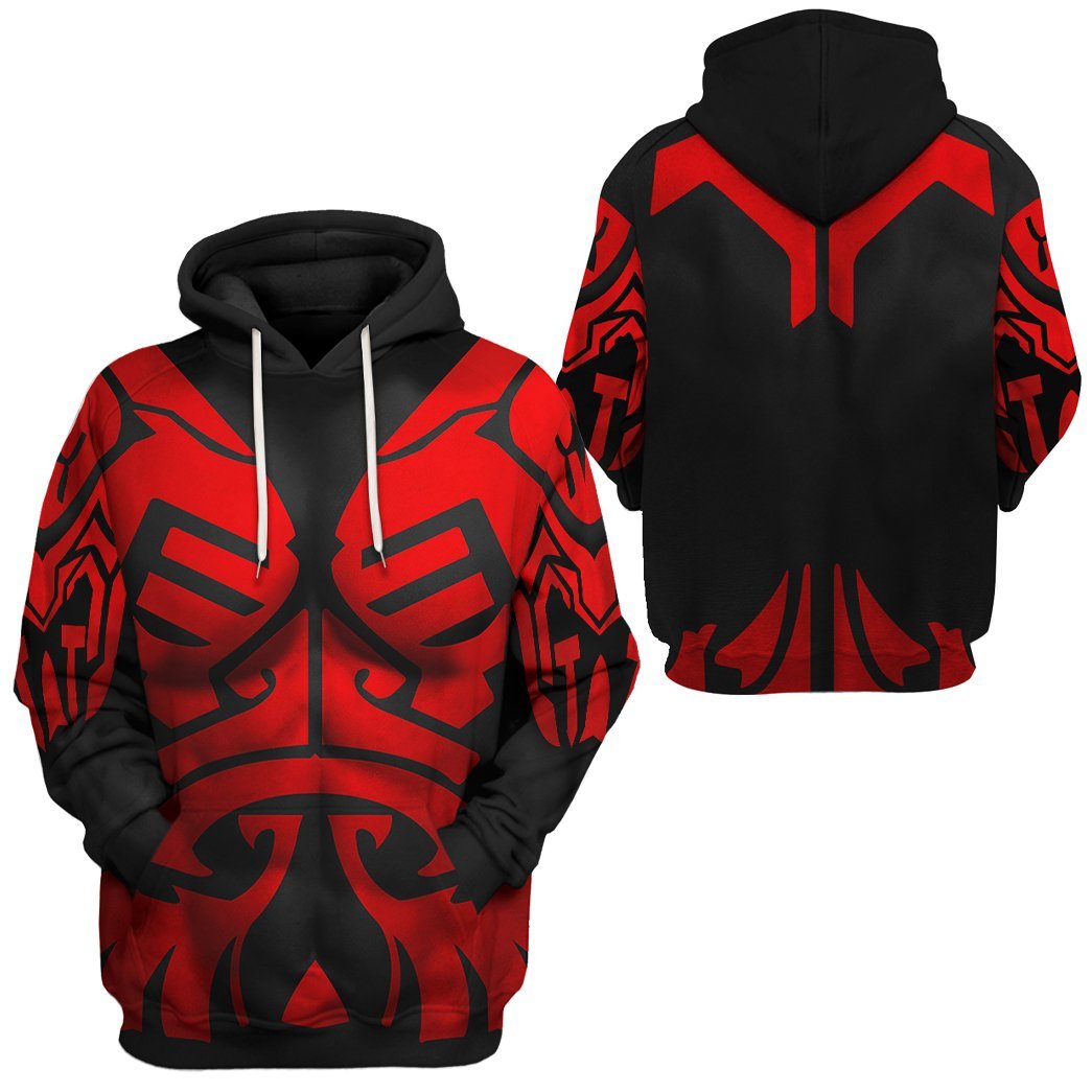 Star Wars Darth Maul Cosplay All Over Print T-Shirt Hoodie Fan Gifts Idea