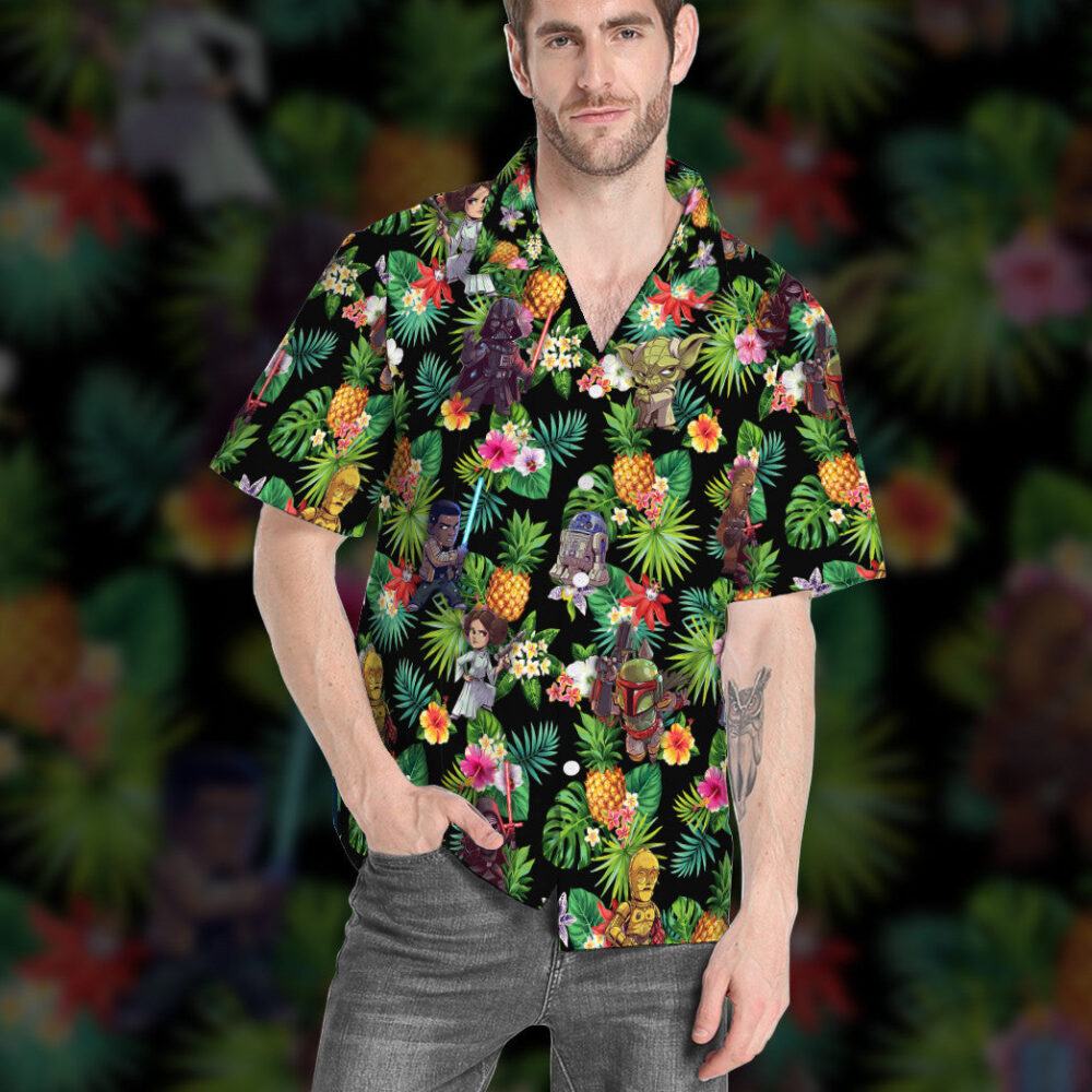 Star Wars Tropical Vibe Custom Short Sleeves Shirt