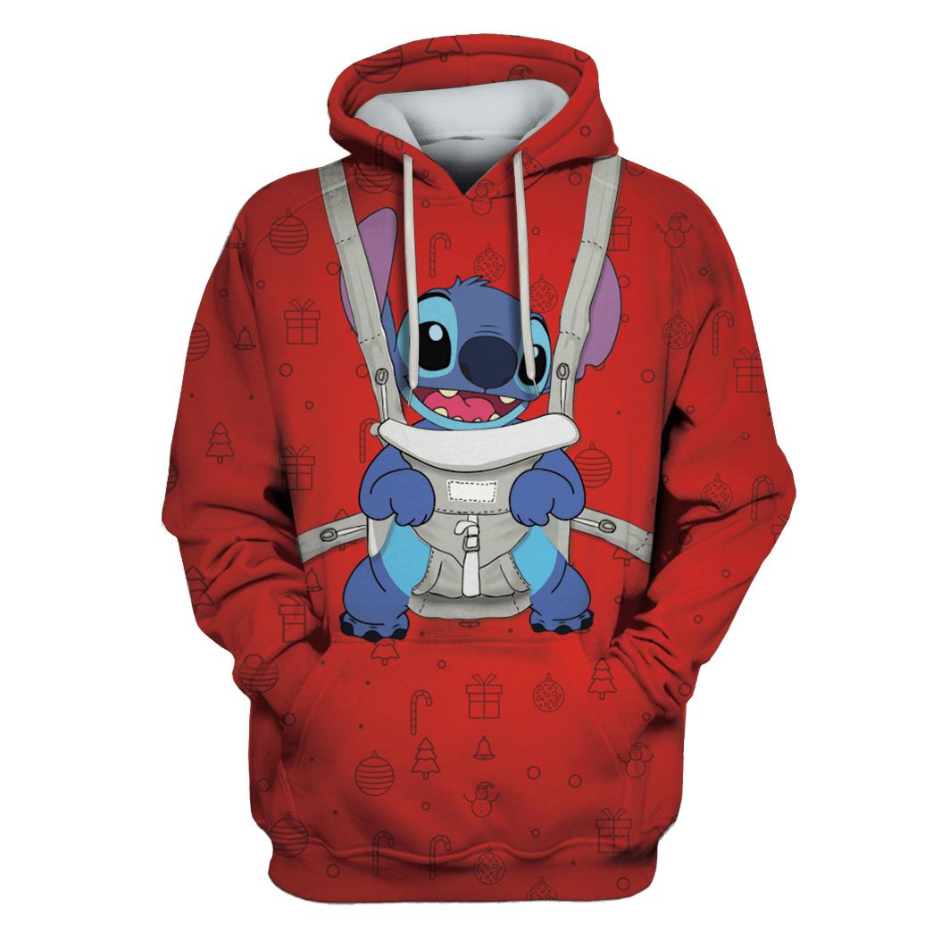 STITCH Merry Christmas Custom T-Shirt Hoodie Apparel