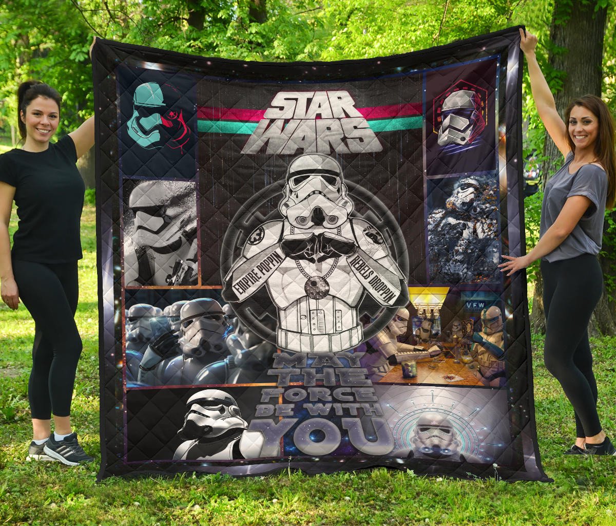 Stormtrooper Star Wars Premium Quilt Blanket Movie Home Decor Custom For Fans