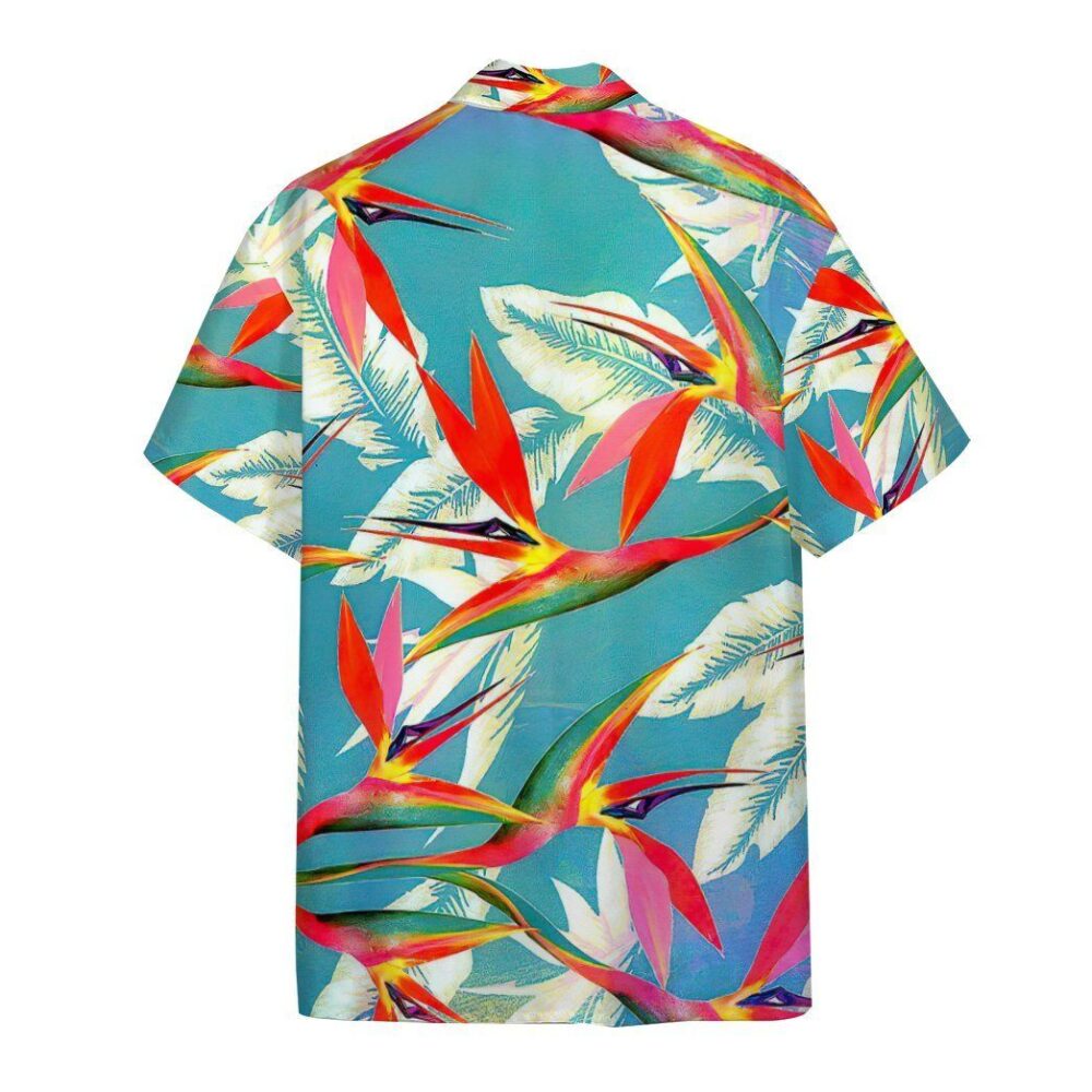 Strelitzia Flower Hawaii Shirt