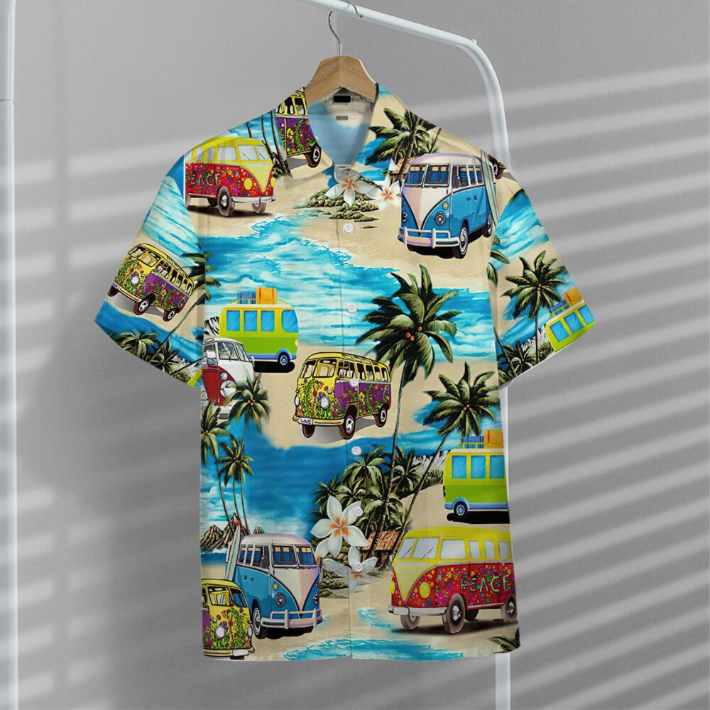 Summer Bus Custom Name Hawaii Shirt