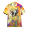 Sunflower Elephant Hippie Hawaii Shirt 70Tkq