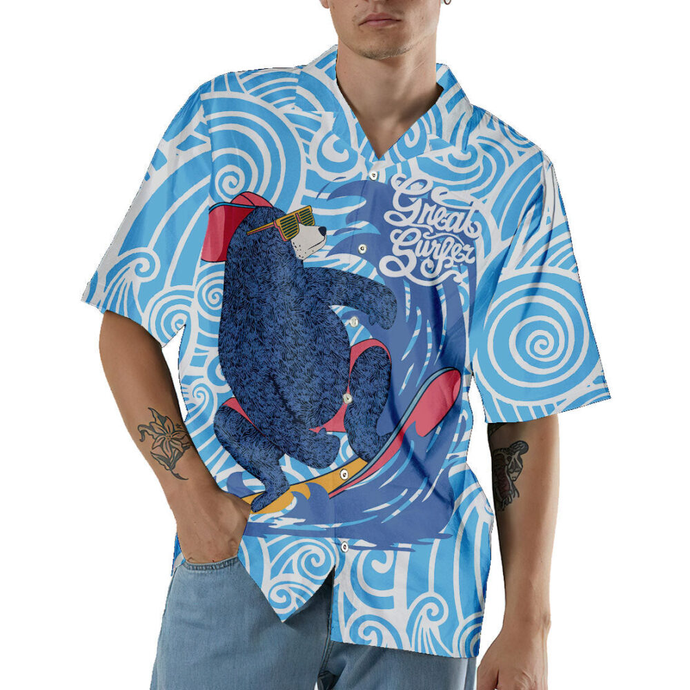 Surfing Bear Hawaii Shirt