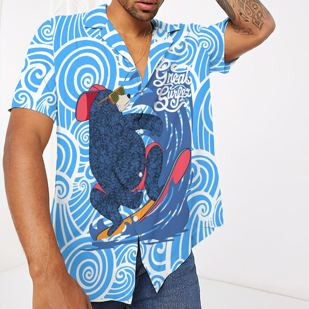 Surfing Bear Hawaii Shirt