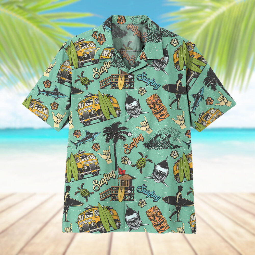 Surfing Time Hawaii Shirt