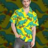 T Rex On Skateboard Custom Hawaii Shirts Lhttp