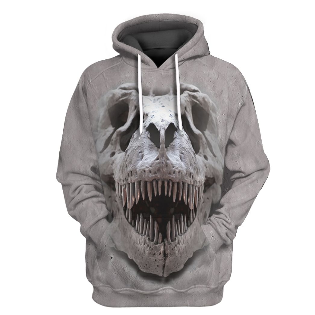 T-rex Skull Tshirt Hoodie Apparel