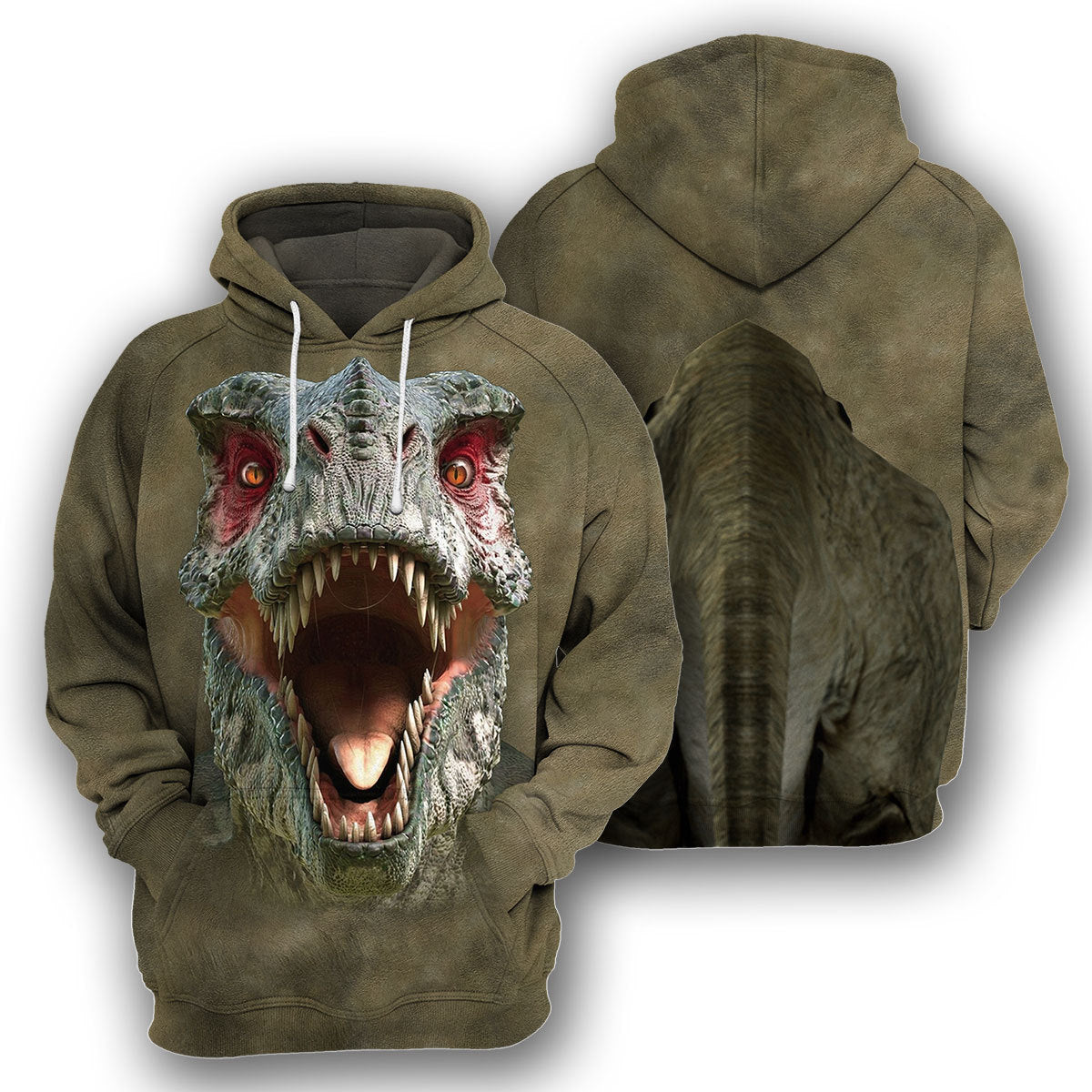 T-Rex Unique All Over Print T-Shirt Hoodie Gift Ideas