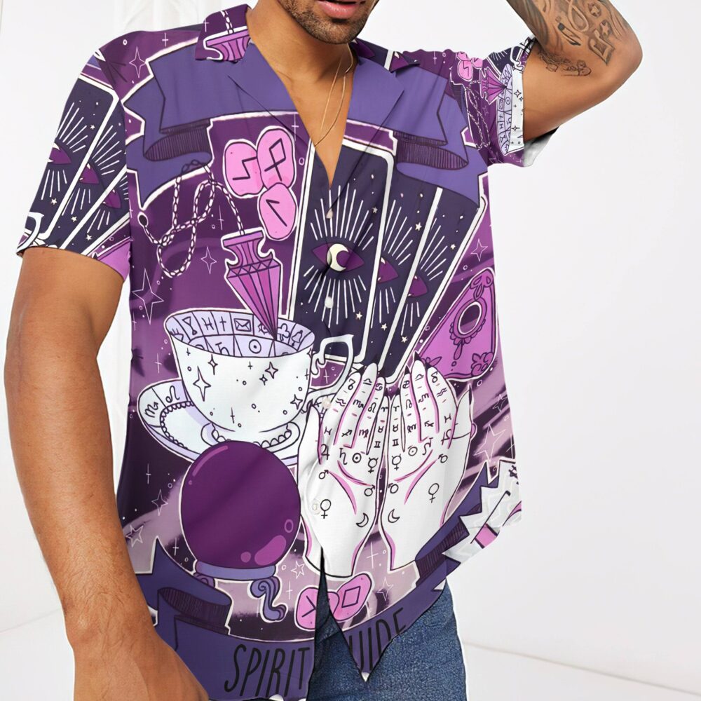 Tasseography Tarot Zodiac Divination Custom Short Sleeve Shirt