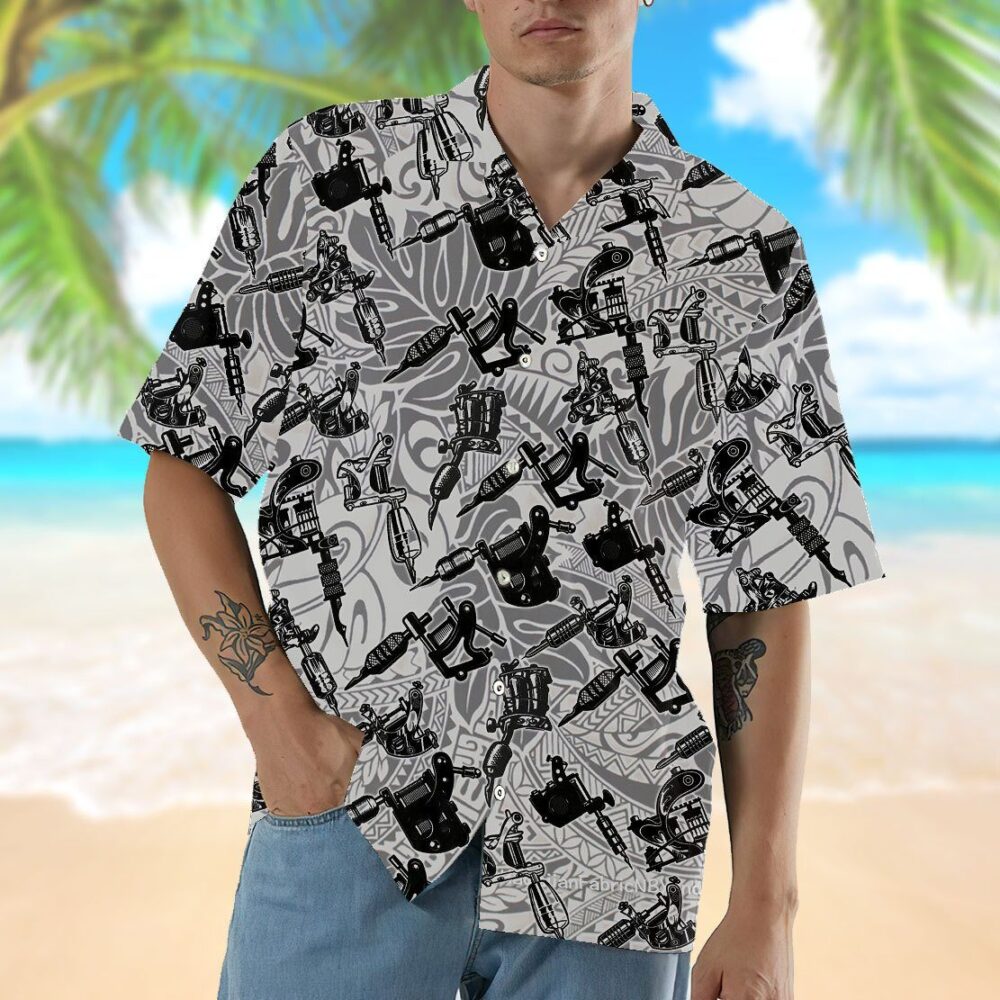 Tattoo Machine Custom Hawaiian Shirts For Men And Women