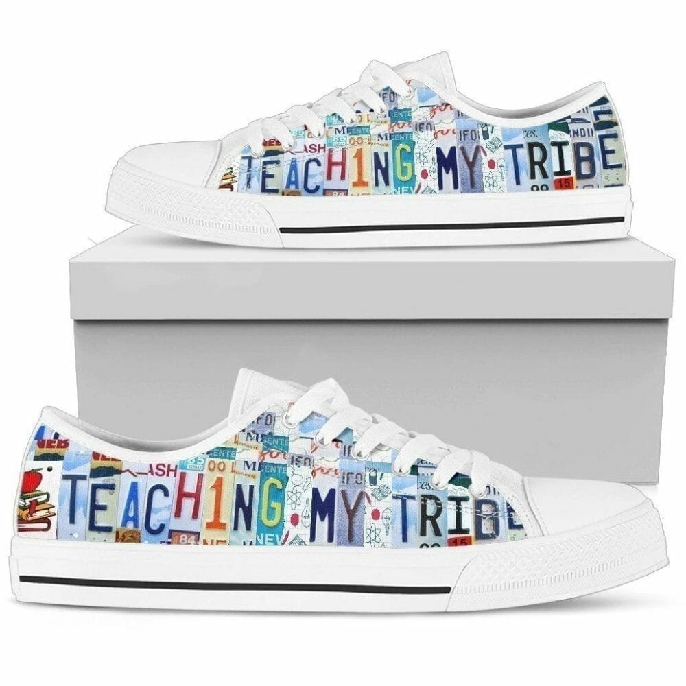 Teaching My Tribe Teachers Women Sneakers Style