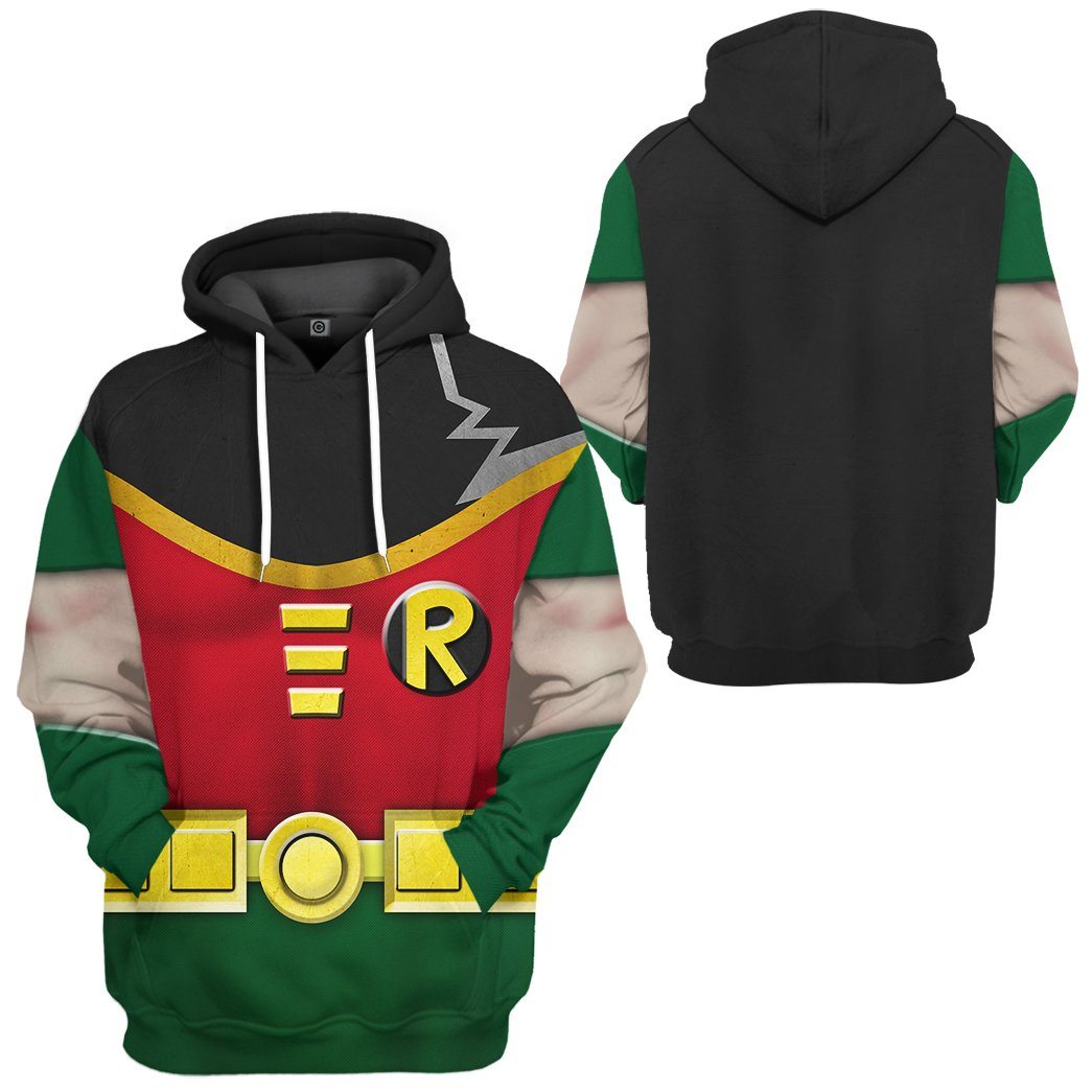 Teen Titan Robin Cosplay All Over Print T-Shirt Hoodie Fan Gifts Idea