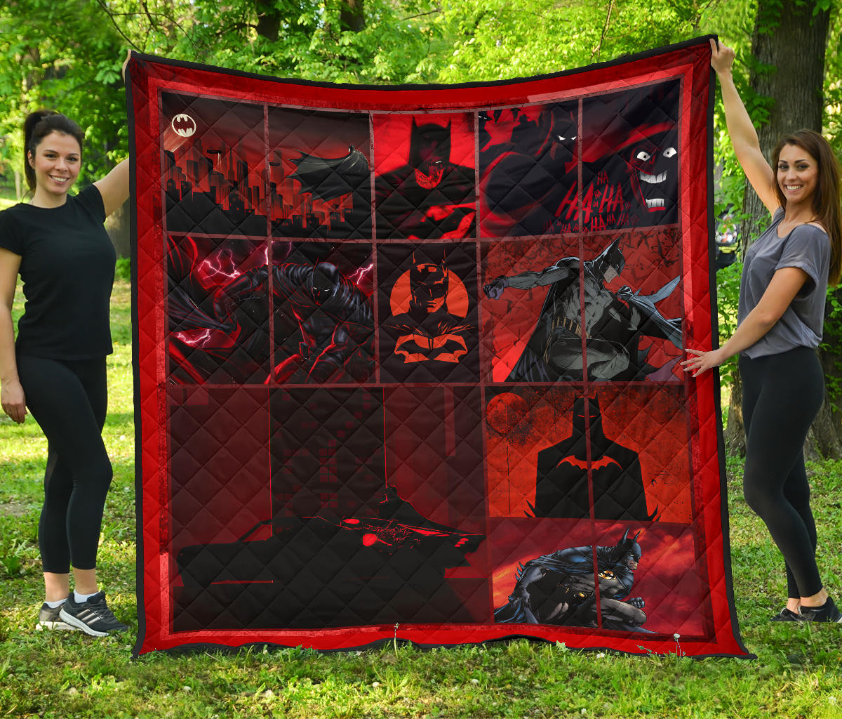 The Bat Man Premium Quilt Blanket Movie Home Decor Custom For Fans