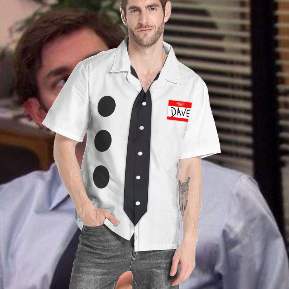 The Office Jim Halpert Halloween Costume Custom Hawaiian Shirt