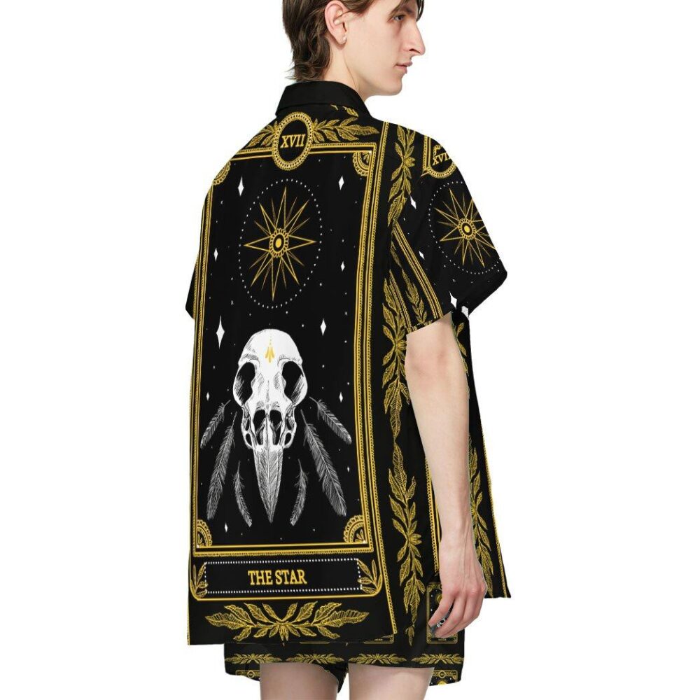 The Star Marigold Tarot Custom Short Sleeve Shirt