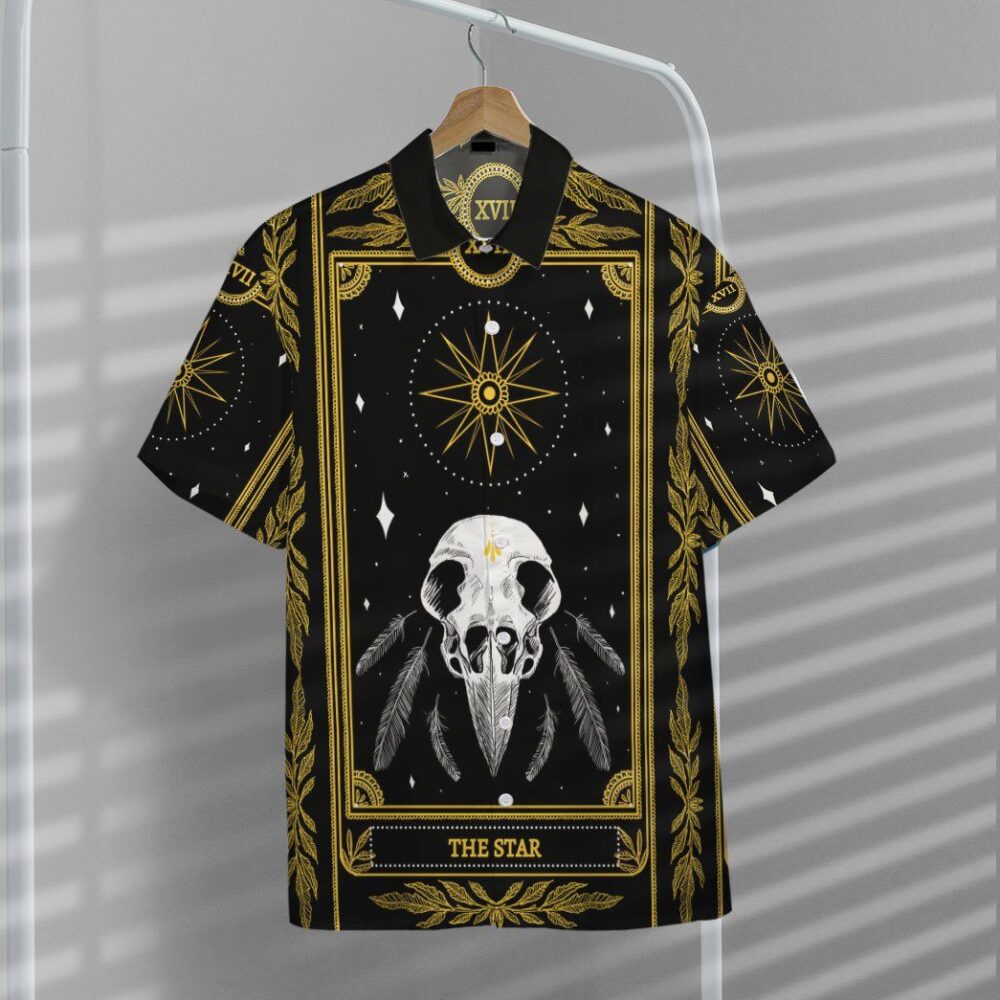 The Star Marigold Tarot Custom Short Sleeve Shirt