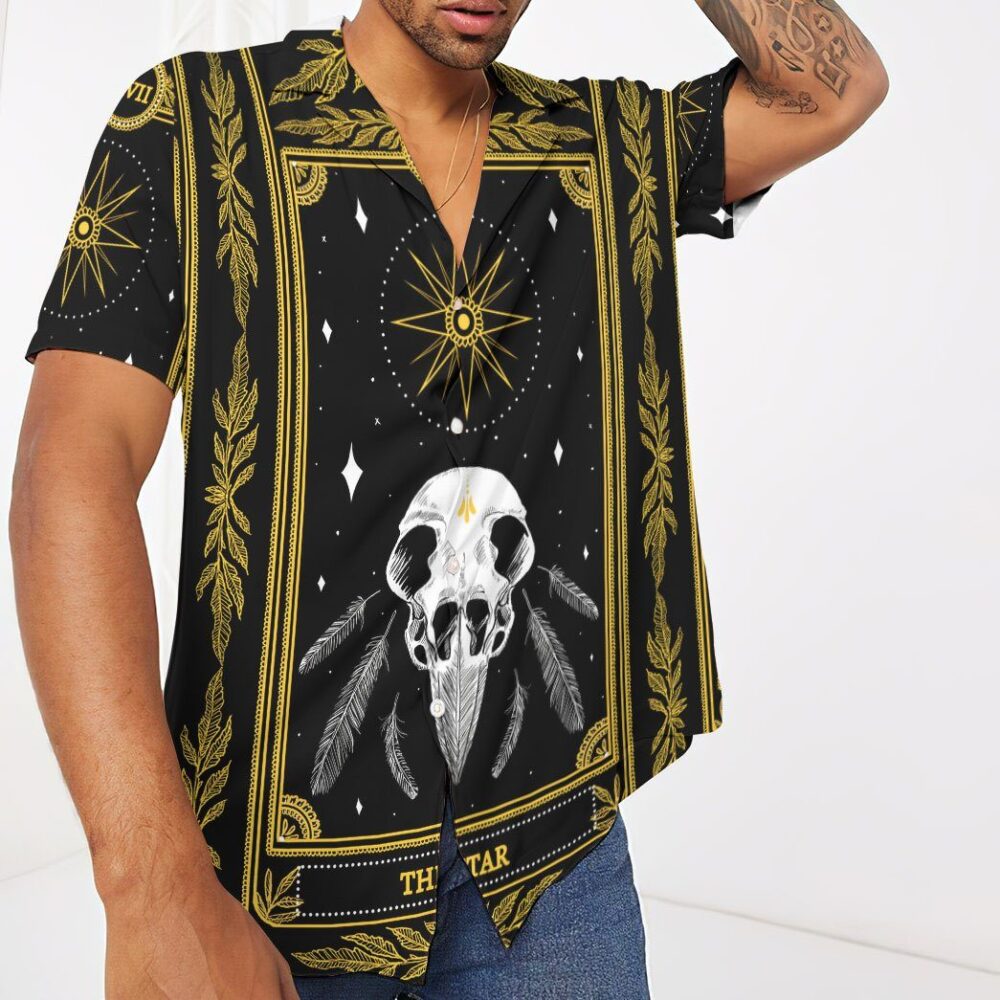 The Star Marigold Tarot Custom Short Sleeve Shirt