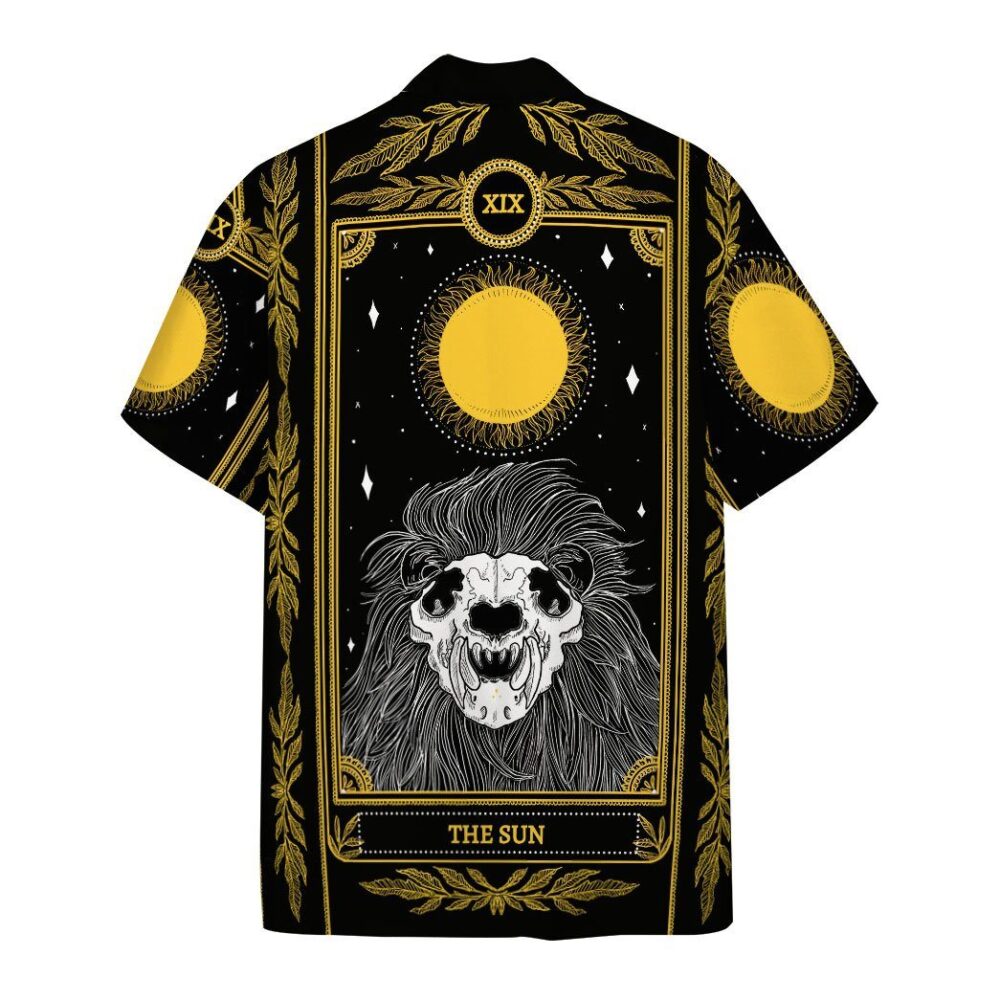 The Sun Marigold Tarot Custom Short Sleeve Shirt