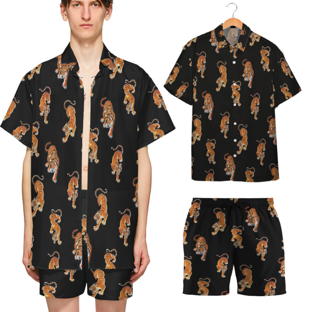 Three Tigers Custom Hawaii Shirt