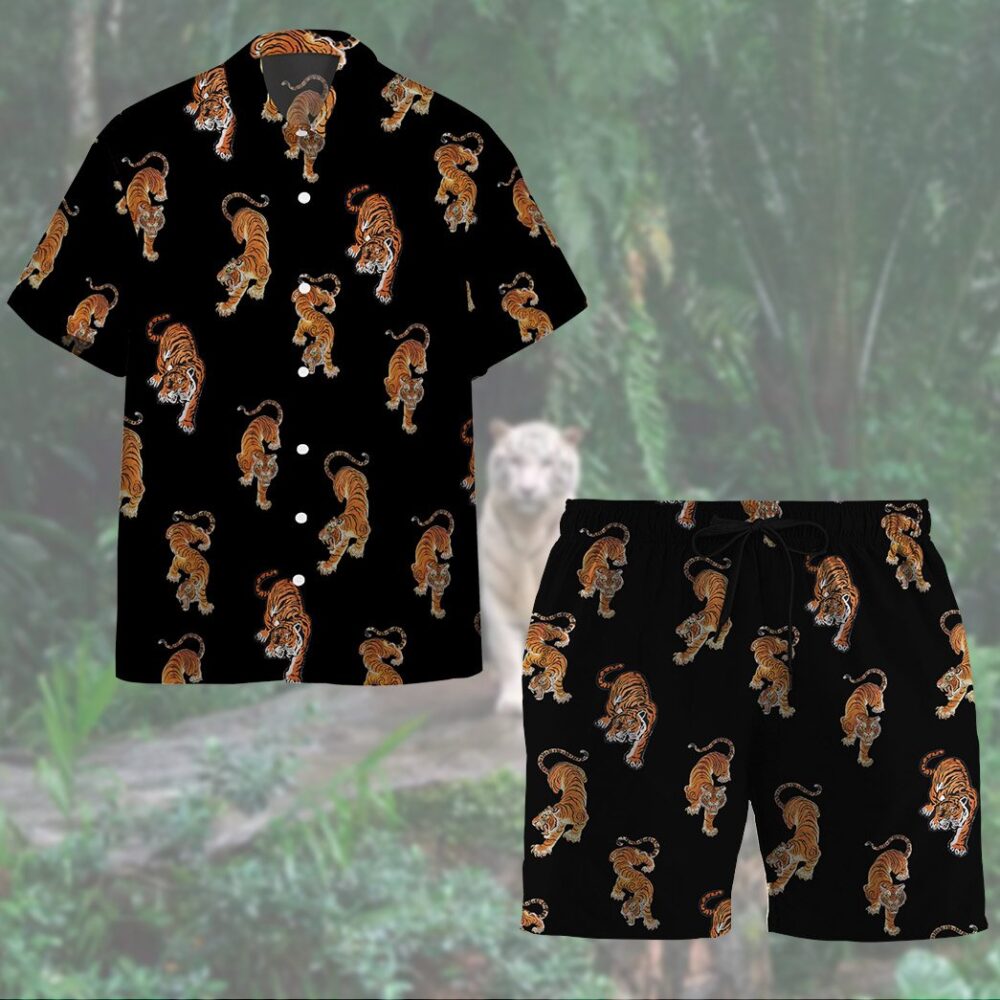 Three Tigers Custom Hawaii Shirt