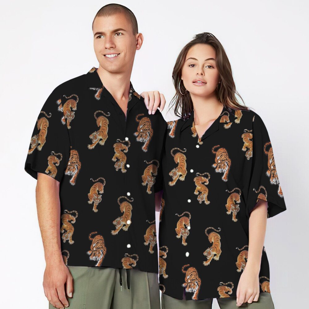 Three Tigers Custom Hawaii Shirt