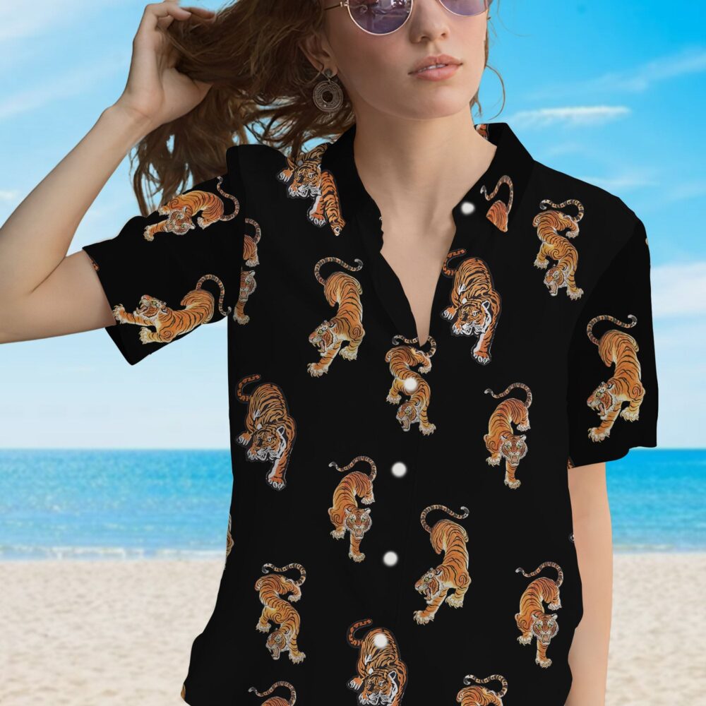 Three Tigers Custom Hawaii Shirt