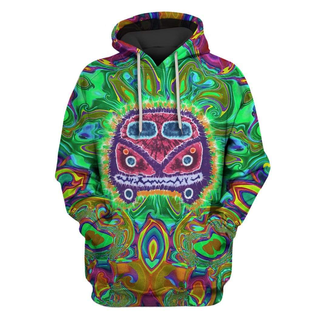 Tie Dye Bus Custom T-Shirt Hoodie Apparel