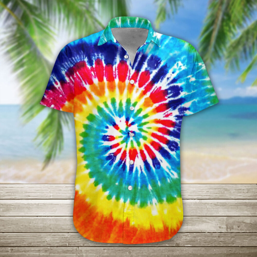 Tie Dye Hawaii Shirt