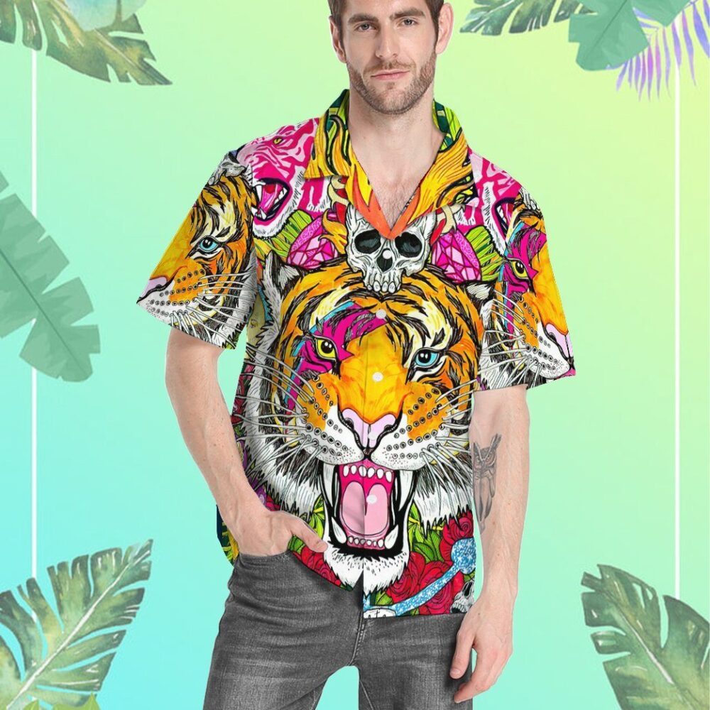 Tigers Tropical Hawaii Shirt