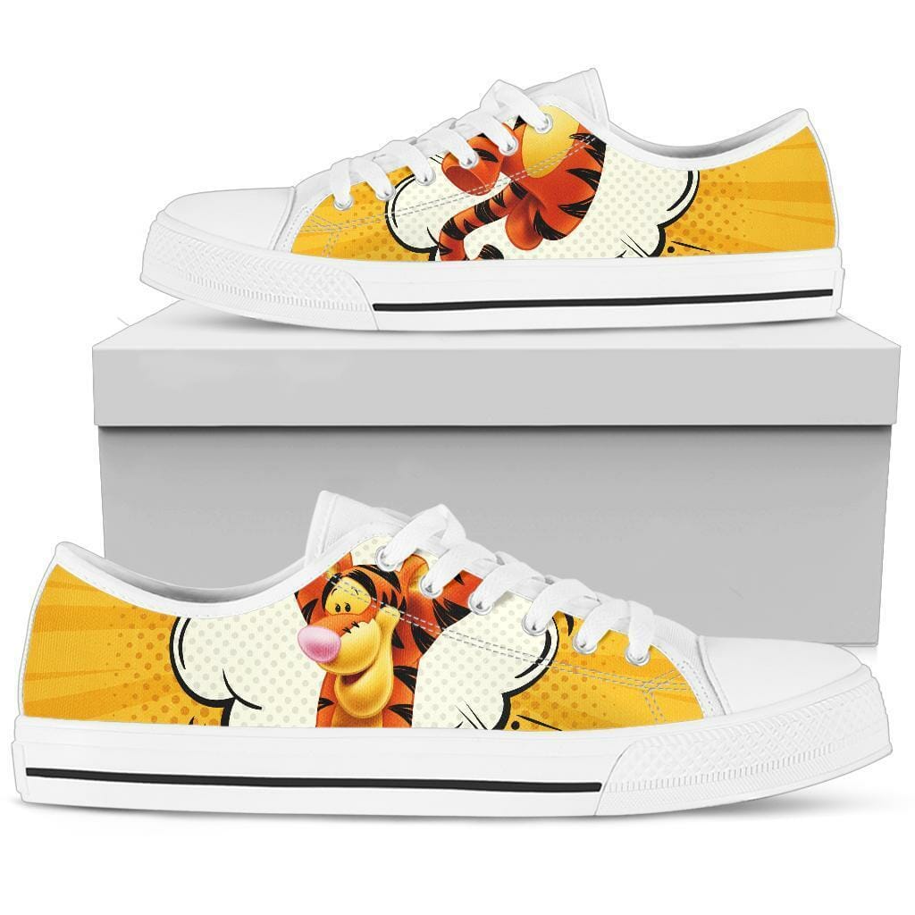 Tigger Sneakers Low Top Shoes Fan Gift Idea