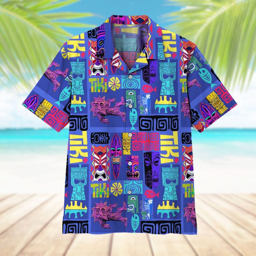 Tiki Tiki Button Up Hawaii Shirt