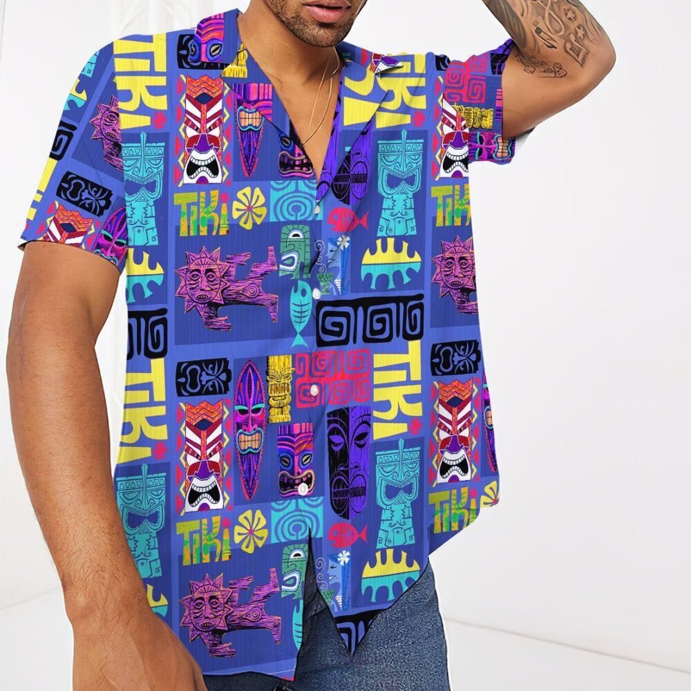 Tiki Tiki Button Up Hawaii Shirt