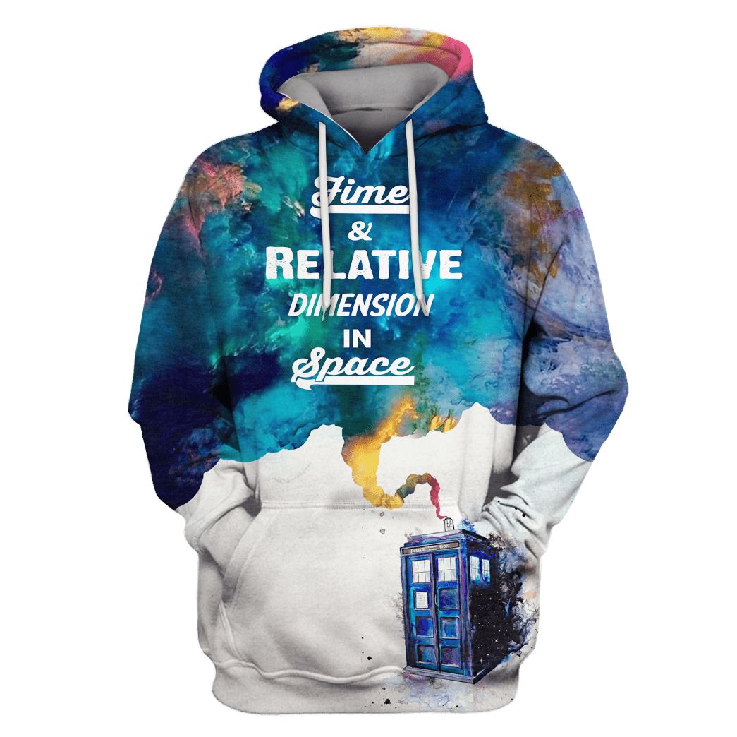 Time And Realtive Dimension In Space Custom T-Shirt Hoodie Apparel