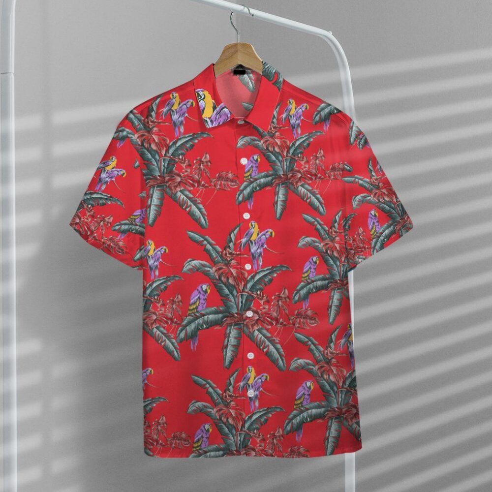 Tom Selleck Magnum Pi Red Custom Hawaii Shirt