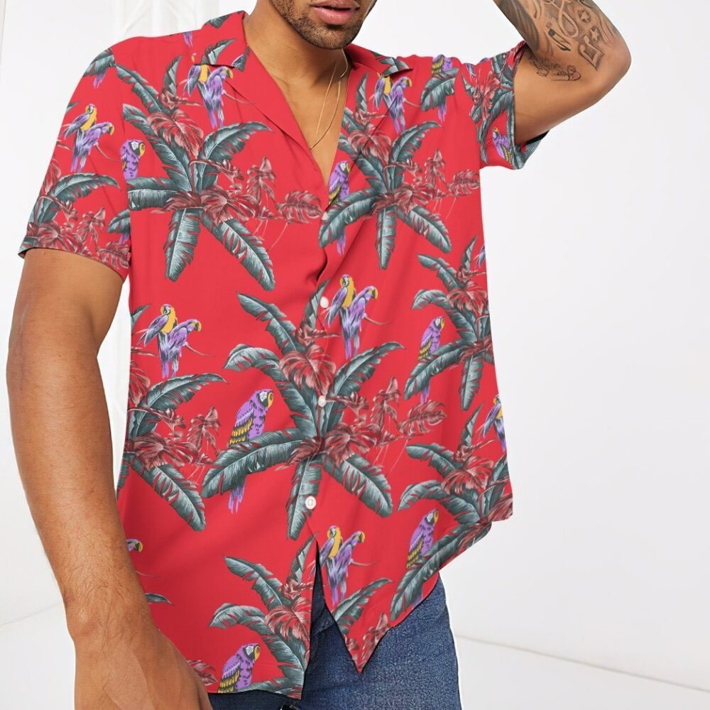 Tom Selleck Magnum Pi Red Custom Hawaii Shirt