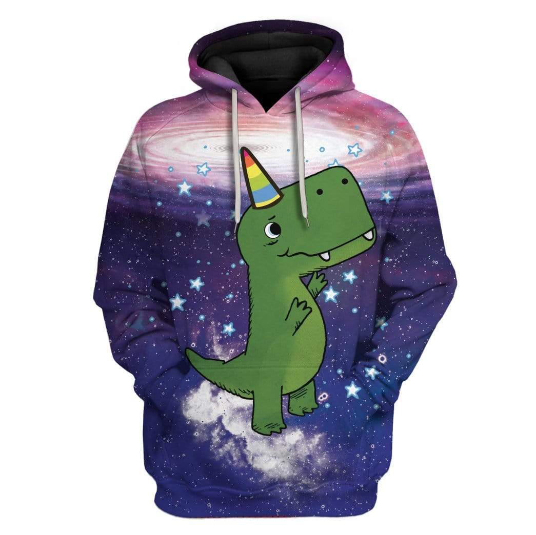 TRex Unicorn Touch The Sky Custom T-Shirts Hoodies Apparel