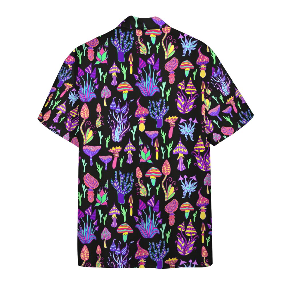 Trippy Shrooms Hippie Fashion Custom Hawaii Shirt