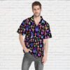 Trippy Shrooms Hippie Fashion Custom Hawaii Shirt Lgql0