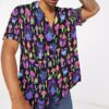 Trippy Shrooms Hippie Fashion Custom Hawaii Shirt Qpqcf