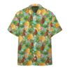 Tropical Chicken Pineapple Custom Short Sleeve Shirts Conrk