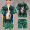 Tropical Garden Puppies Custom Short Sleeve Shirts Qk9W5