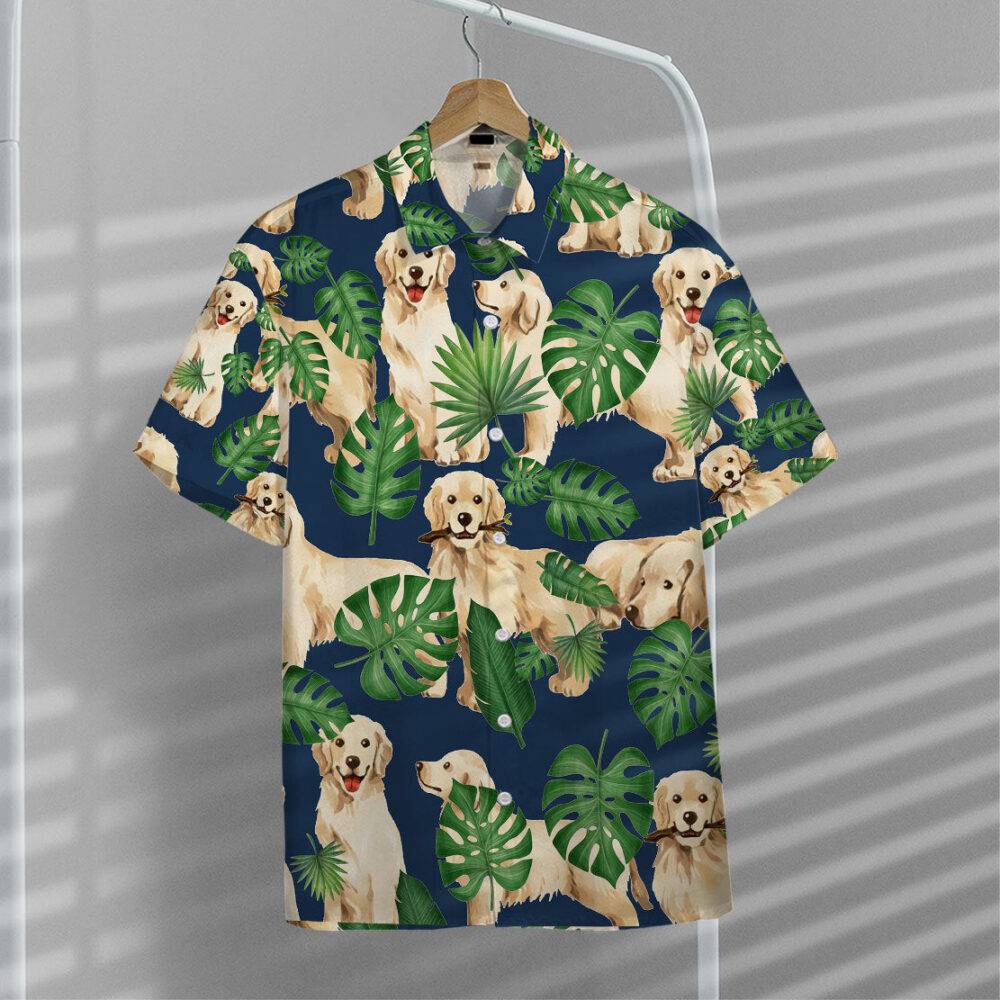 Tropical Golden Retrievers Hawaii Shirt