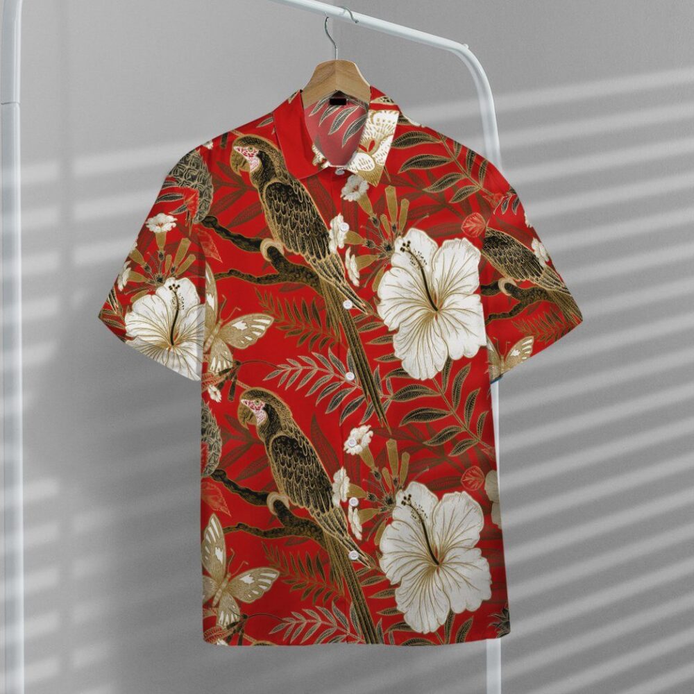 Tropical Parrot Custom Hawaii Shirt