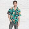 Tropical Shiba Inu Hawaiian Custom Short Sleeve Shirts 0Qoqs