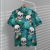 Tropical Skulls Hawaiian Custom Short Sleeve Shirts Qdtsx