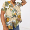 Turtle And Beer Custom Hawaii Shirt Ghu3D