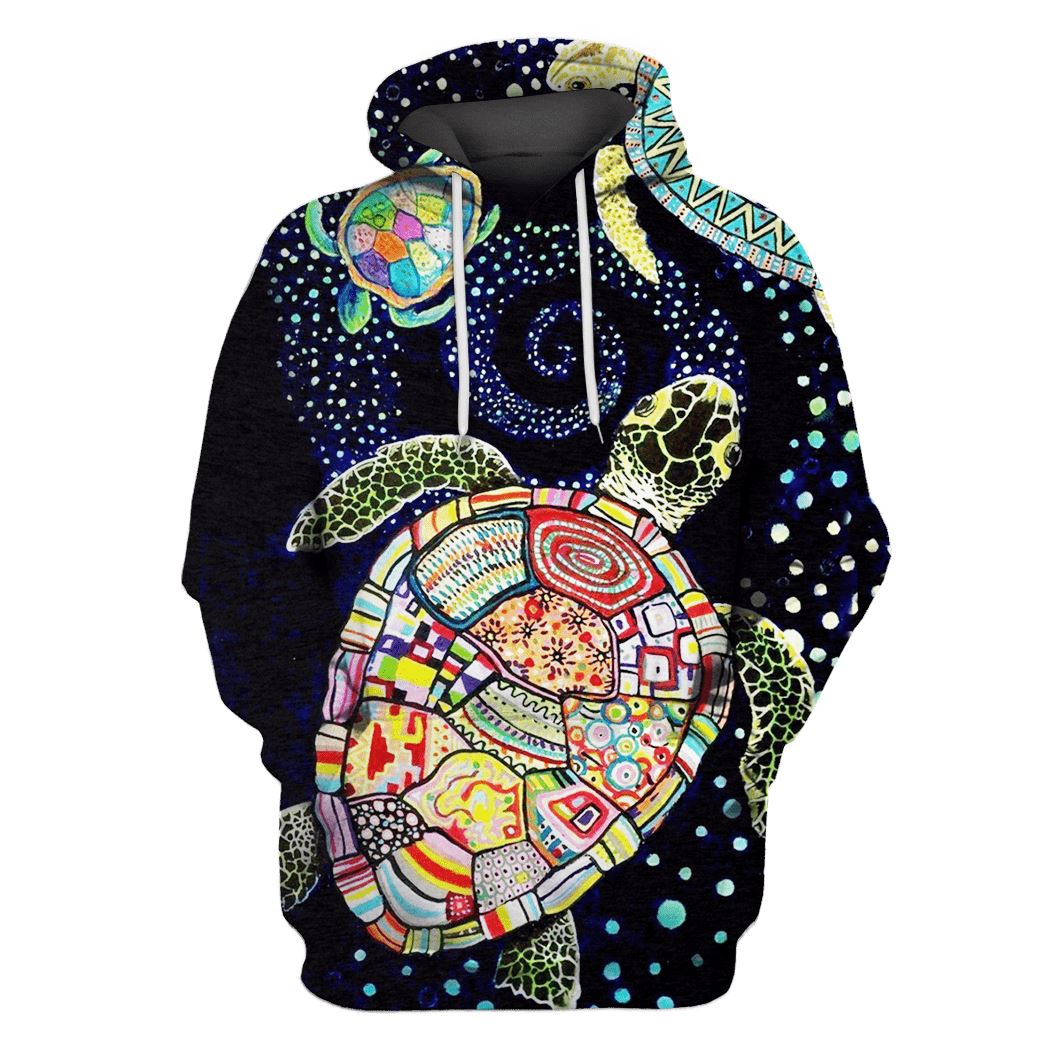 Turtle OuterSpace Custom T-Shirt Hoodie Apparel