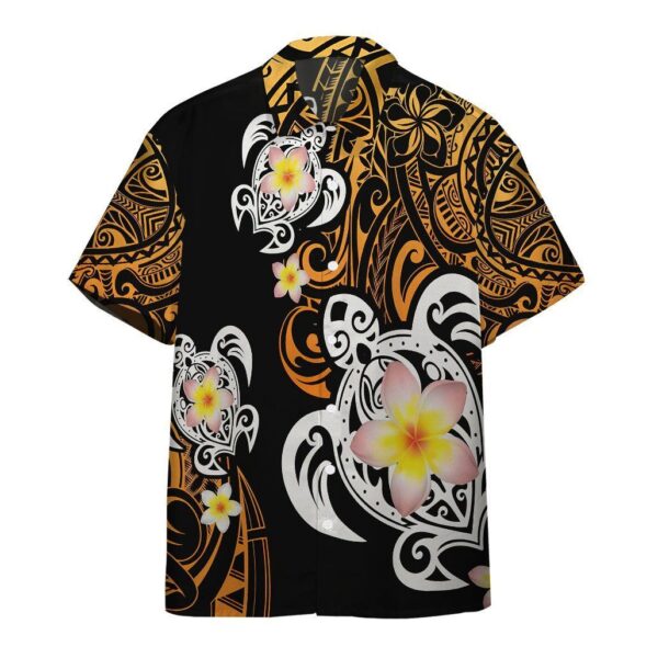 Turtle Plumeria Polynesian Hawaii Shirt